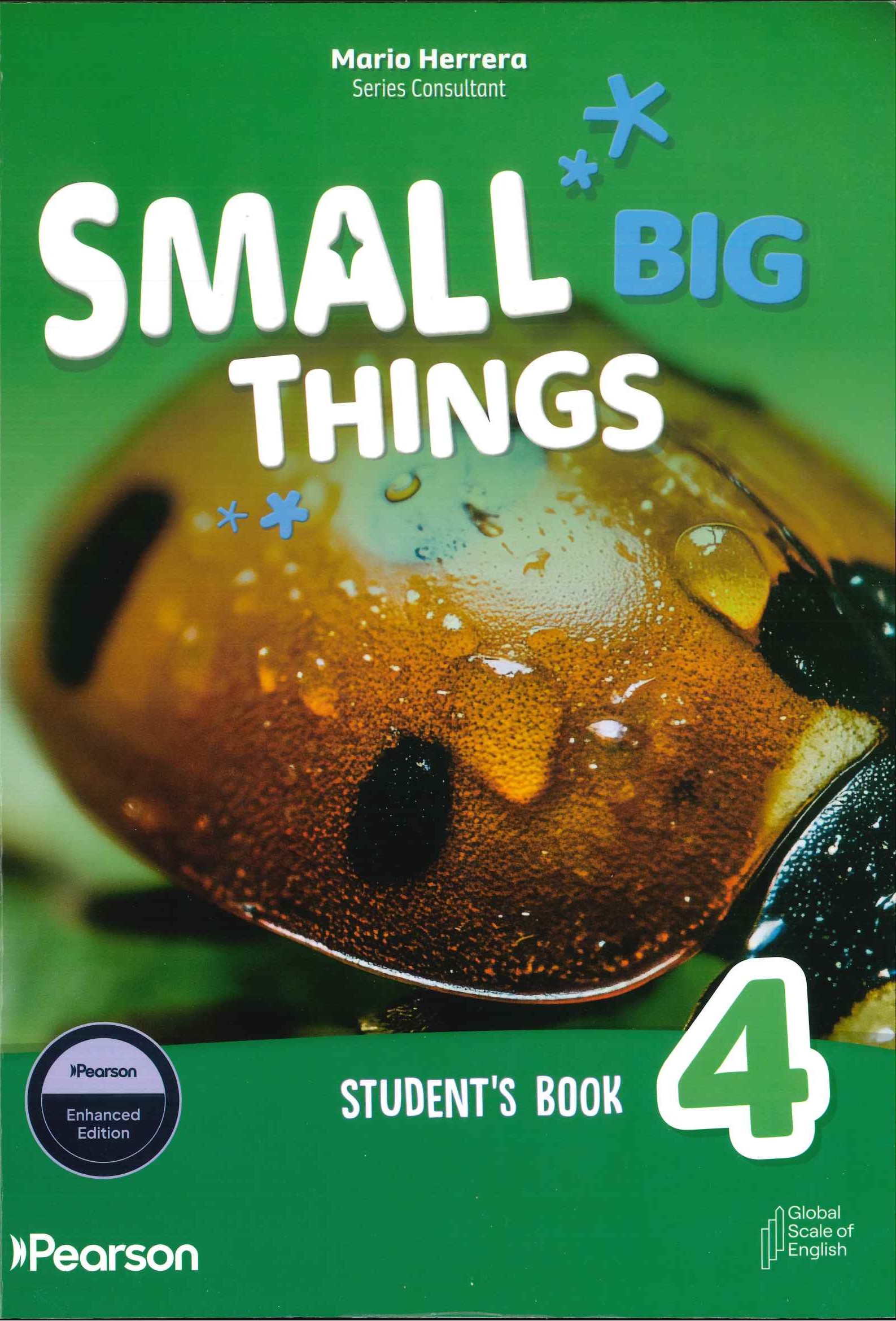 GIMNASIO LOS FARALLONES GRADO 4 PACK LIBROS PEARSON ( 4 TEXTOS ) SMALL BIG THINGS STUDENT BOOK LEVEL 1 + WELLBING JOURNAL + WORK BOOK + SCIENCE STUDENT BOOK LEVEL 4