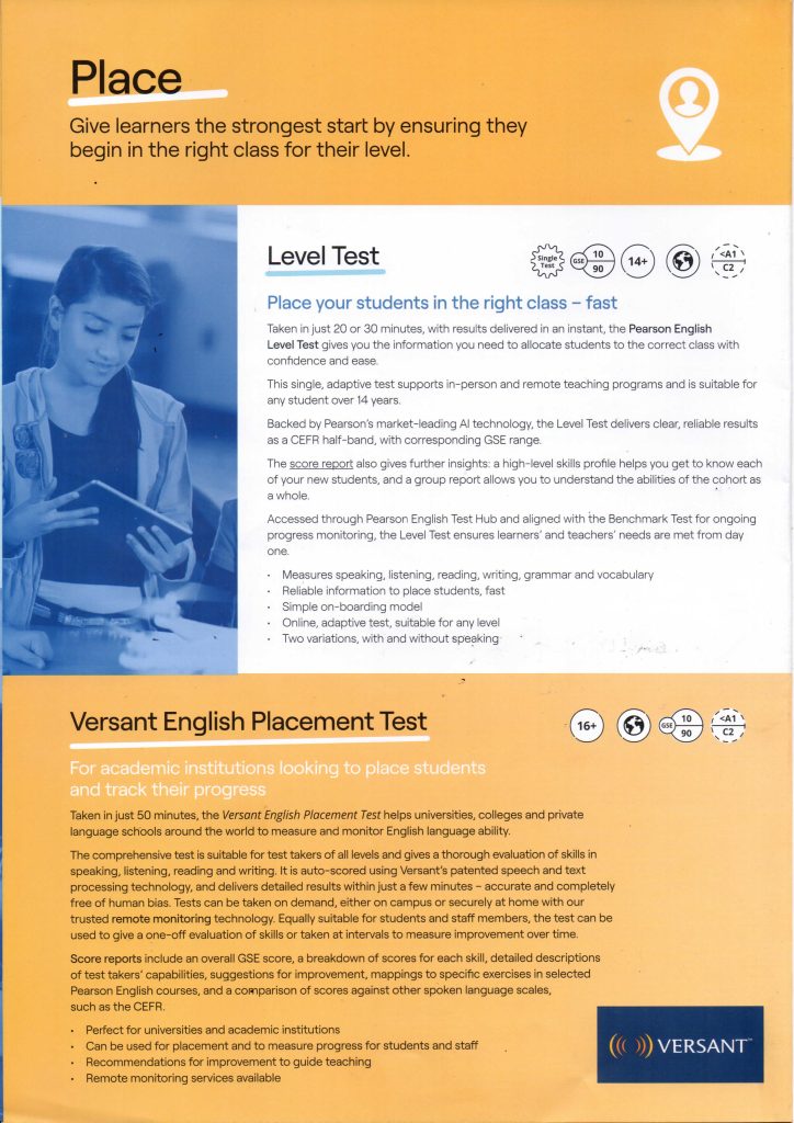 LEVEL TEST 4 SKILLS GRADO 9 - 10 - 11 ( 2 PRUEBAS )