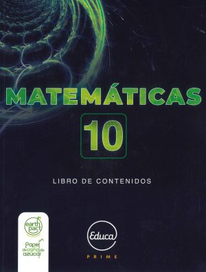 MATEMATICAS 10° EDUCAPRIME ( 2 TEXTOS) LIBRO DE CONTENIDOS + LIBRO DE ACTIVIDADES